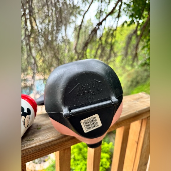 Vintage 1980s Mickey Mouse Aladdin Thermos & Lunchbox –Hard Shell Classic Disney - Picture 10 of 16